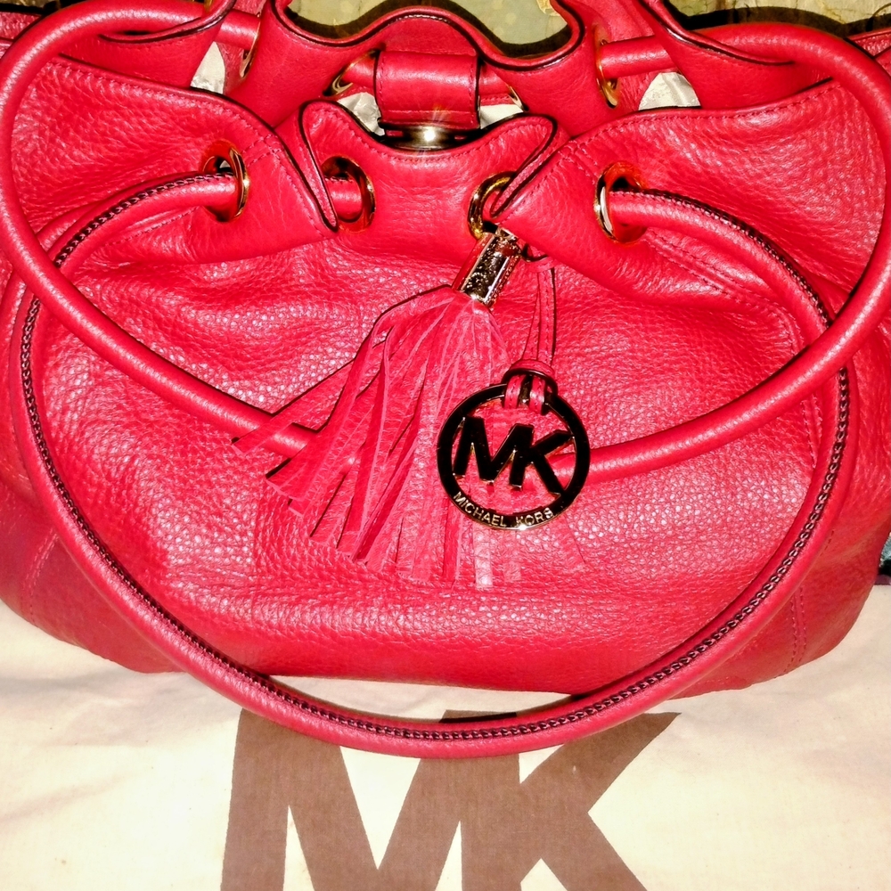 Michael Kors Vibrant Red Shoulder Bag